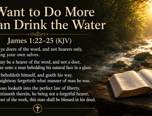 Sunday Service Reflection: I Want to Do More Than Drink the Water