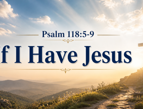 Sunday Service Reflection: If I Have Jesus